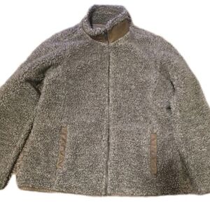 Orvis Brown Sherpa Fleece Jacket